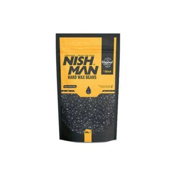 Віск для депіляції Nishman Hard Wax Beans Black, 500 г NIS-070 фото