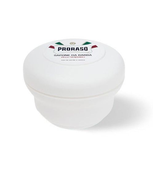 Мило для гоління Proraso Shaving Soap Jar Sensitive Green Tea, 150 мл PRS-006 фото
