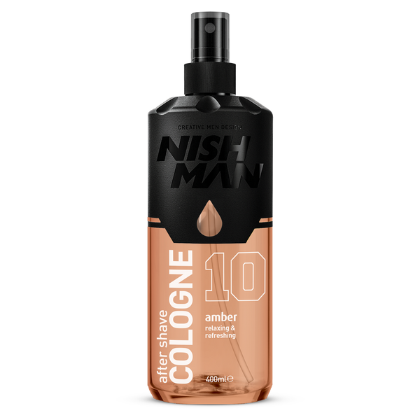 Одеколон після гоління Nishman №10 Amber After Shave Cologne, 400 мл NIS-032 фото