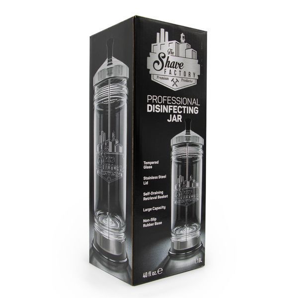 Контейнер для стерилізації The Shave Factory Disinfection Jar, 1000 мл TSF-034 фото